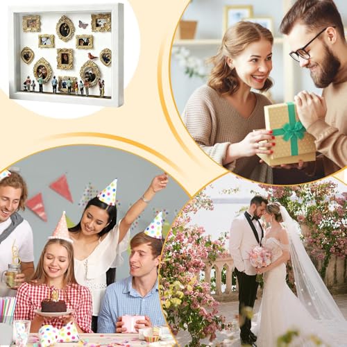Elegante decoración de mesa romántica para San Valentín con marco de siluetas led 4
