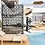 GDNVBRDS 72 Inch Metal Outdoor Privacy Screen Panel, Decorative Privacy Fence for Patio, Garden & Yard, Trash Can Fence Screen, Freestanding, Cross Pattern Black