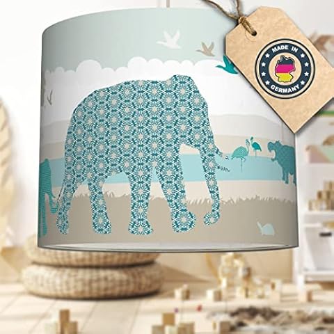 Pantalla para lámpara de Anna Wand Africa con diseño de animales africanos Cover