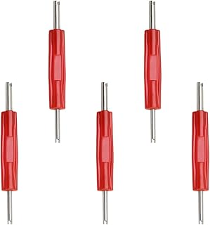 5PCS Valve Core Removal Tool, Double Head Schrader Valve Stem Core Remover, Motorcycle & Truck Tire Repair Install Tool (Double Head)
