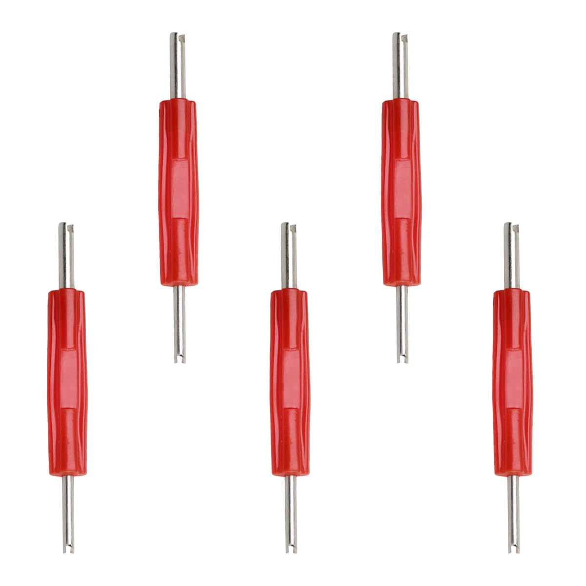 5PCS Valve Core Removal Tool, Double Head Car Tire Valve Stem Tool