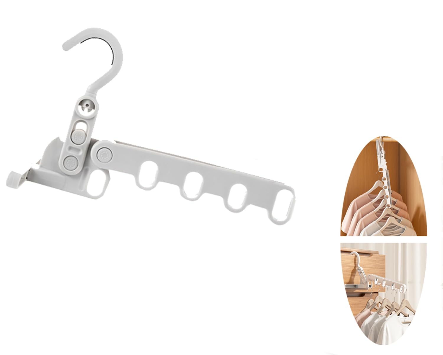 Yyzggling Folding Coat Rack Portable Coat Rack Essential For Travelling, Multifunctional Wall Hanging, Space Saving