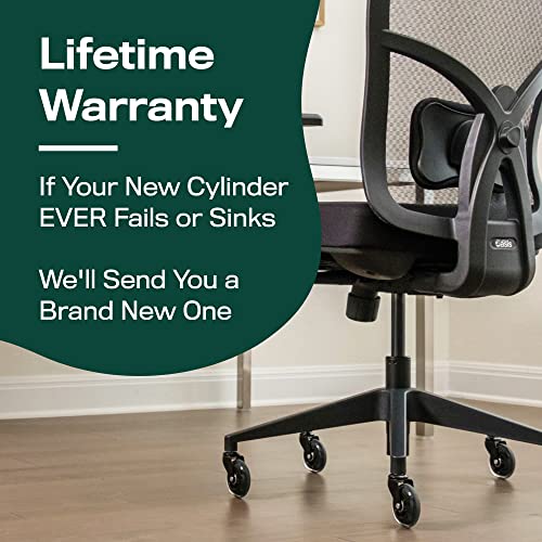 Office Chair Cylinder Replacement With Removal Tool, Heavy Duty Hydraulic - Pneumatic Gas Lift Piston For Office Chairs And Gaming Chairs, Universal Fit #TOP4