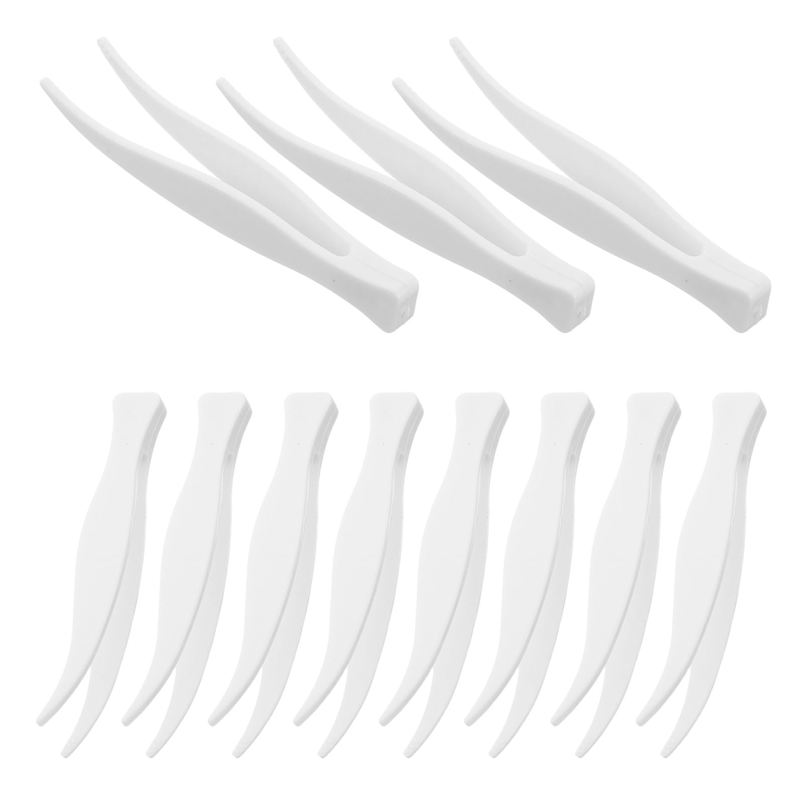 Pinzas plásticas mini aplicador portátil para cuidado facial mascarillas depilación