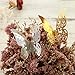 Kesote 100x Tischkarten Schmetterling Hochzeit Nameskarten Glasanhänger Platzkarten Taufe Kommunion Tischdeko (Gold und Silber)