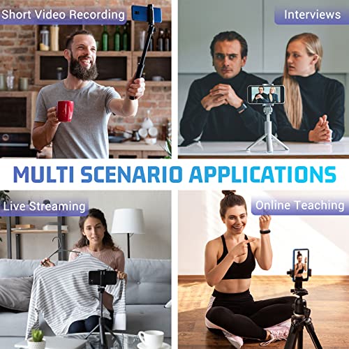 Wireless Lavalier Microphone Compatible For Iphone Ipad,Plug&Play Auto-Sync Noise Canceling Wireless Clip On Microphone,Suitable For Youtube,Tiktok,Video Recording,Vloggers,Facebook Live Stream #TOP1