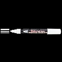 Vista 6 de Uchida 483-C-0 Chisel Tip Bistro Chalk Marker, White