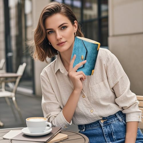 The Cash Wrap Wallet,With Magnetic Clasp Fast Cash Access Money Portable Holder For Cash Vintage Wallet Bag (Pink)4