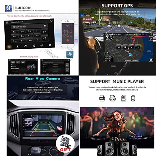 Navegación GPS de doble DIN y audio video de 9 pulgadas compatible con Honda CRV 1995-2001 6