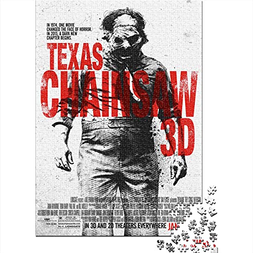 ZKSB Texas Chainsaw 3D Puzzle für Erwachsene 1000 Teile Spielzeug für Erwachsene 1000-teiliges Anime-Puzzle Sammelpuzzle… – Bild 3