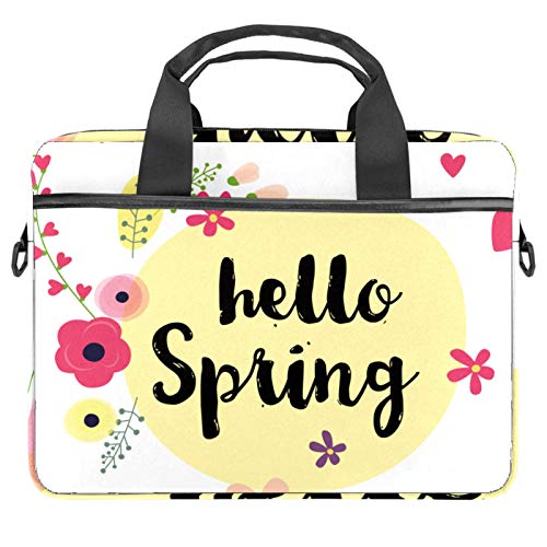 Protégez votre ordinateur 13-14 pouces avec ce sac floral Hello Spring