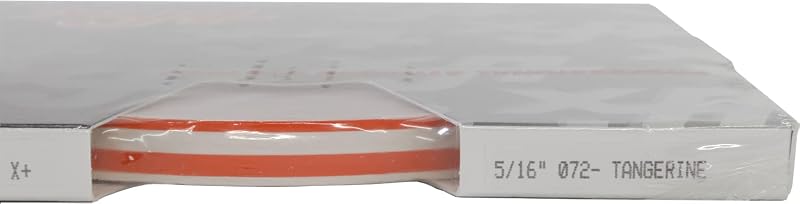 Fita Pinstripe Dupla TFX 0005072 em Vinil Cromado Universal 5/16" – 150 pés (45,72 m) – 072 Tangerine