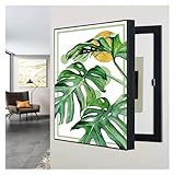 SCITOY Meter Box Decorative Painting Electrical Panel Cover Decorative Fuse Box Cover Cabinet Indoor Electrical Meter Cover Fuse Box Cover Cabinet(H,40x50cm)