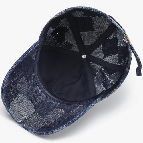 Gorra béisbol denim desgastada para mujer miniatura 4