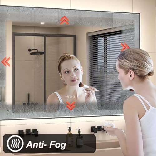 Luxury Bathroom Mirror Defogger LED