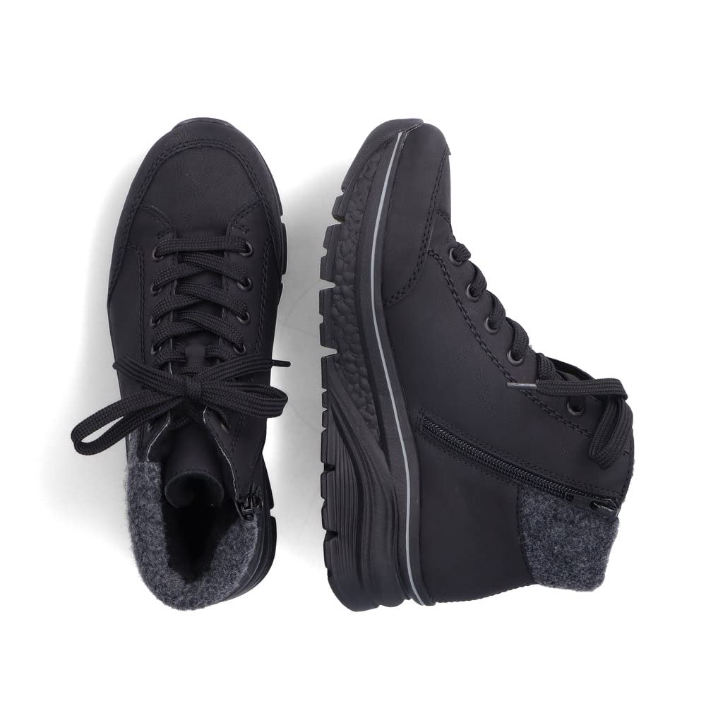 Rieker Damen Schnürstiefeletten 48043, Frauen Stiefeletten,riekerTEX