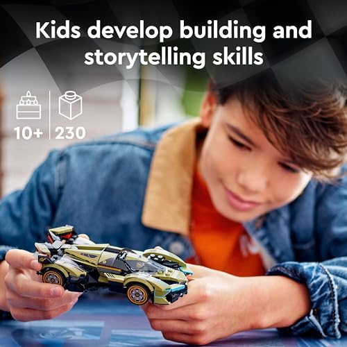 LEGO Speed Champions Lamborghini Lambo V12 Vision GT Super Car 76923 Building Blocks Toys for 10+ Gift for Boys and Girls 8 51GyRGKmH1L