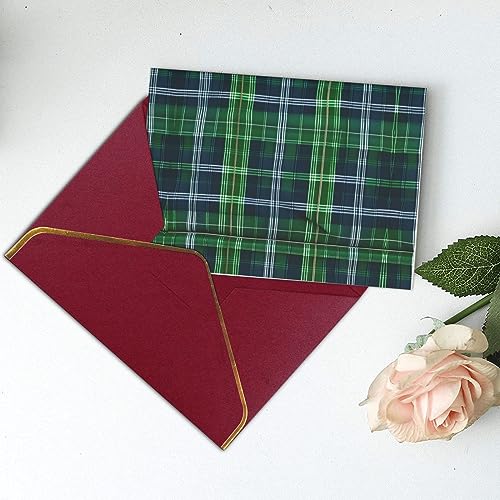 Zishak SN-127 Blue Scottish Tartan Radiant Gratitude Cards-Wedding,Friendship,Anniversary Greeting Cards thumb #8