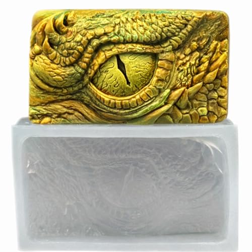 ARTCRAFTMOLDS Dragon Eye Silicone Mold SOAP Resin Wax Plaster Clay