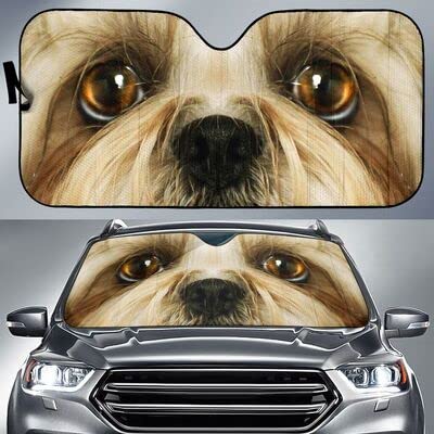 Pare-Brise Voiture Cover Shih Tzu L Idéal pour Garder l'Auto au Frais sous le Soleil d'Été