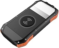 Vista 2 de BoxWave Cargador compatible con Samsung Galaxy S10e – Solar Wireless Rejuva PD Power Pack (16000 mAh), banco de energía de respaldo alimentado por