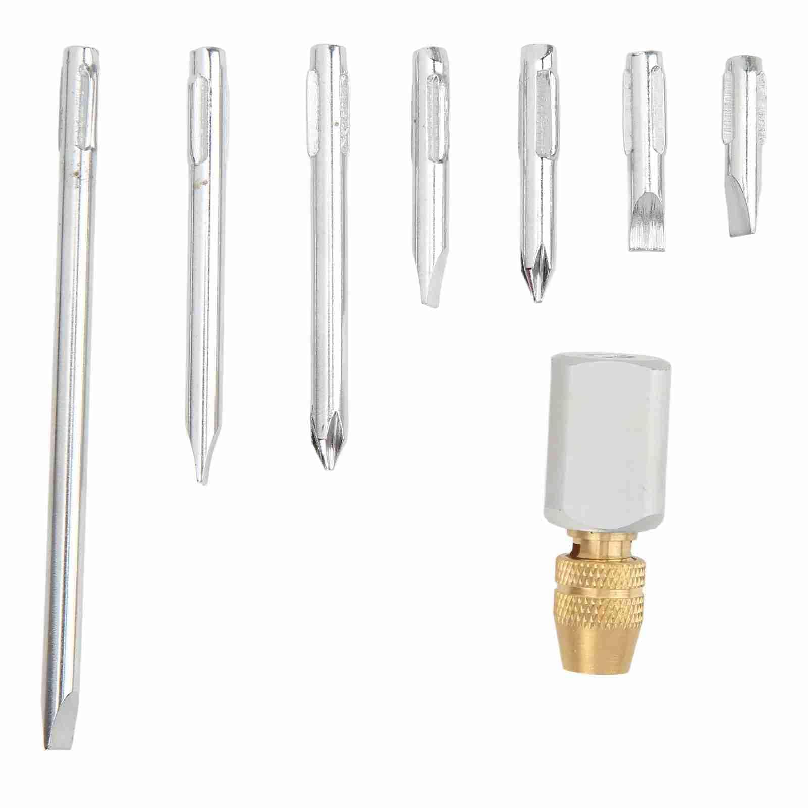 Herramienta de Llave de Ajuste del Carburador, 10 Piezas Destornillador Biselado de 90 Grados Ángulo Motor Carb Tune Up Herramienta de Ajuste Kit de Herramientas de Carburador
