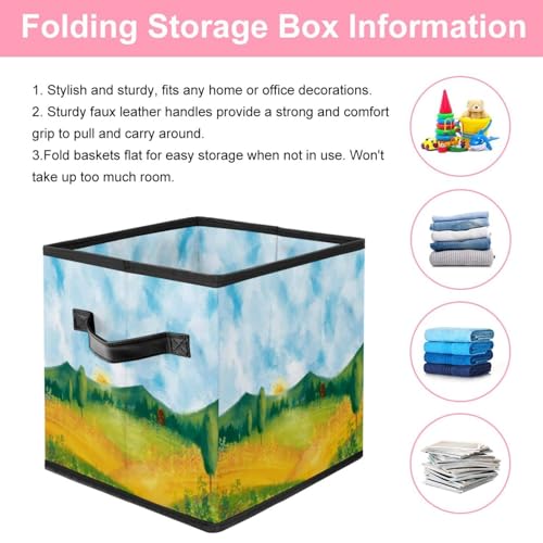 Cube de rangement en tissu pour ordonner la chambre d'enfant