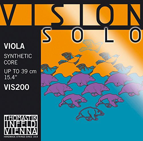 Thomastik Cuerdas para Viola Vision Solo Synthetic Core juego 4/4 mediana