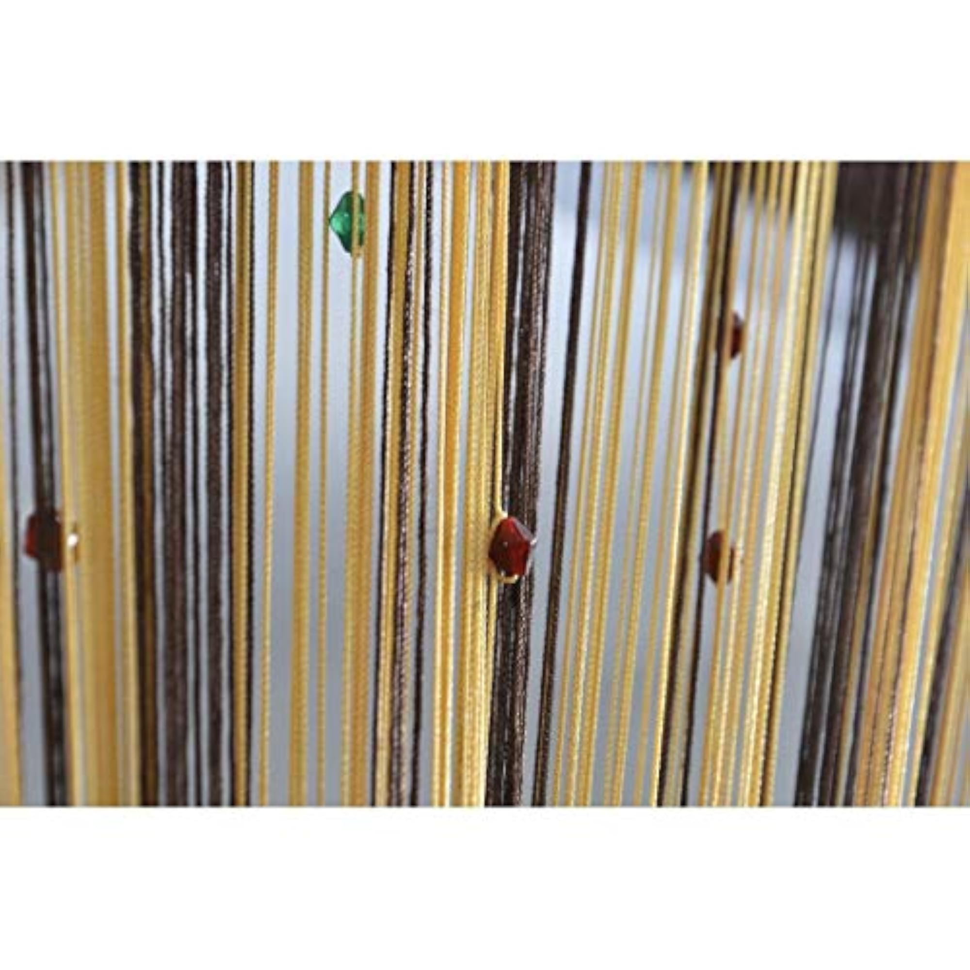 Polyester Curtain in Coffee Color, 9 Feet