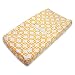 American Baby Company Heavenly Soft Chenille Fitted Contoured Changing Pad Cover, Yellow Gotcha