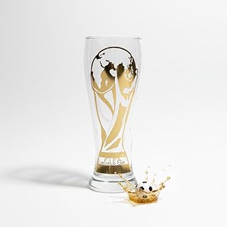 Official FIFA World Cup 2026 Edition -11oz Trophy Beer Glass​ - A Historic, Once-in-a-Lifetime Collector’s Item - Durable & Elegant, its Perfect for Everyday Enjoyment of Your Favorite Beers ​