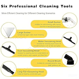 Portable Carpet Sofa Extractor Cleaner Machine,3 in 1 Wet Dry Vacuum Handheld Spot Cleaner for Carpet Sofa Curtain Fabric,Powerful Deep Washing Cleaning Machine for Household Commercial 20L