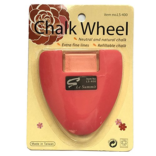 YEQIN Chalk Wheel Fabric Marker Tailor's Chalk DIY Sewing Parts (Red)