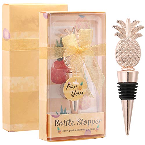 24Pcs Pineapple Wine Stopper Wine And Beverage Bottle Stopper For Wedding Birthday Anniversary Nautical Beach Pineapple Various Party Gifts Souvenirs Decorations (Pineapple Stopper, 24) #TOP2