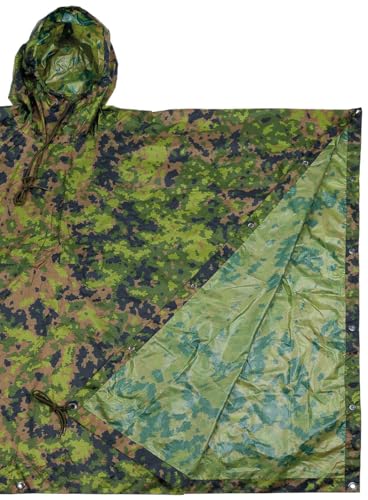 MFH US Army Regenponcho RipStop Regencape Regenmantel Regenanzug (DE/NL/SE/PL, Alphanumerisch, Einheitsgröße, Regular, Regular, M05 tarn)