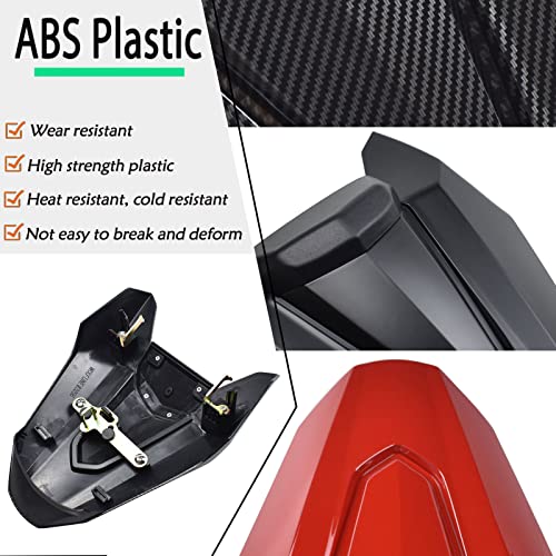 Midimttop Mototcycle Seat Cowl Solo Rear Seat Cover Cowl Fairing Compatible With Ho-Nda Cb650R Cb650R Cb 650R Cb 650R 2019 2020 Cb 650 R Cb 650 R Accessories (Carbon Fiber Look) #TOP1