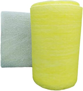 Hiton Paint Booth Exhaust Filter Roll, 24"x 300 ft, Spray Booth Filter, Fiberglass Paint Arrestor(22 Gram)