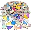 Medium Iridescent Mixed Colors Irregular