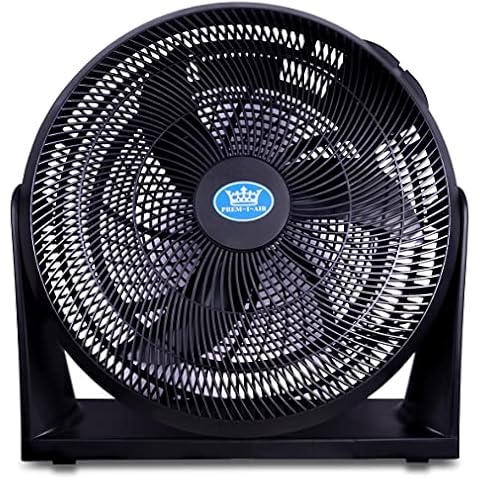 Prem-I-Air Black 16 Inch (40 cm) Powerful Cooling High Velocity Floor or Wall Mountable Air Circulator Fan with 3 Airflow Speed Settings, Quiet Operation For Use in Homes and Offices Cover