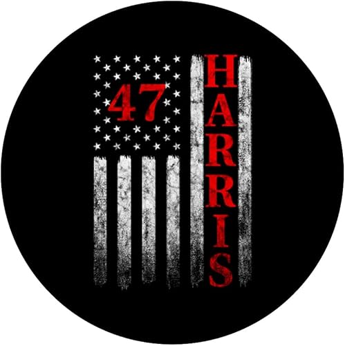 Miniatura 3 de 2024 Kamala Harris American Flag Election President Vintage PopSockets Swappable PopGrip