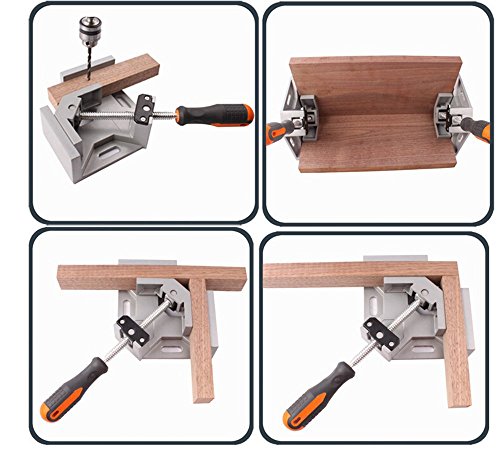 90 Degree Angle Clamp, 90 Degree Corner Clamp Right Angle Welding Clamp Vise Adjustable Bench Vise Tool
