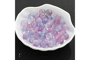 Luminous Purple Glass Marbles: A Radiant Burst of Color for Decor and Games