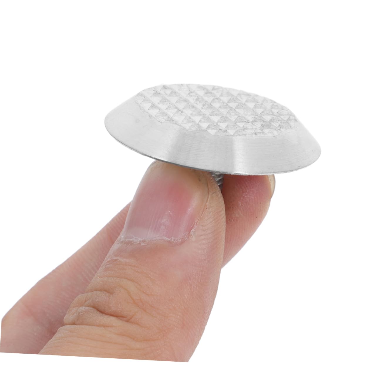 6pcs Tactile Pavement Studs Blind Road Sidewalk Warning Nonslip Stainless Steel Blind Markers for Safety Accessibility