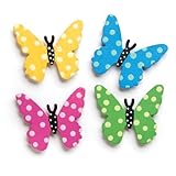 Embellish Your Story Butterfly With Dots Magnets - Set of 4 Assorted
