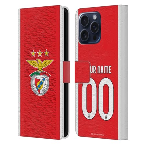 Coque iPhone 16 Pro Max Benfica avec rabat portefeuille et protection personnalisable