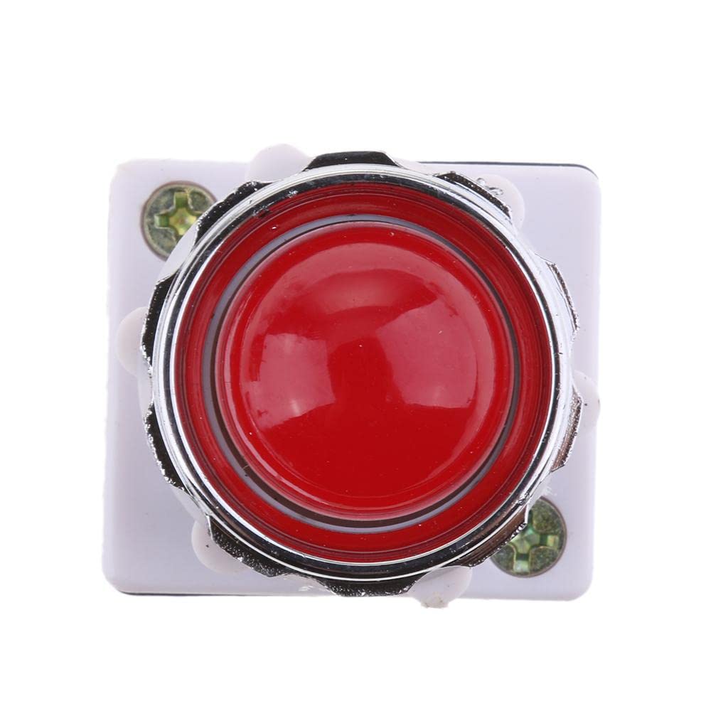 2pcs 220V LED Metal Dash Panel Indicator Light Lamp Signal Light for Indexing Signal Anticipating Signal Emergency Signal-image-35