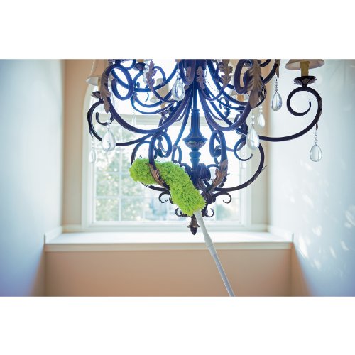 Quickie Adjustable Microfiber Duster, Flexible And Removable Head, For Cleaning Dust From Sensitive Artwork/Electronics/Tv/Plants/Home/Furniture #TOP1