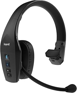 Jabra BlueParrott B650-XT Wireless Headset - Bluetooth Mono Headphones for Clear Calls - With 4 Microphones to cancel 96% Background Noise, Voice Control and Active Noise Cancelling