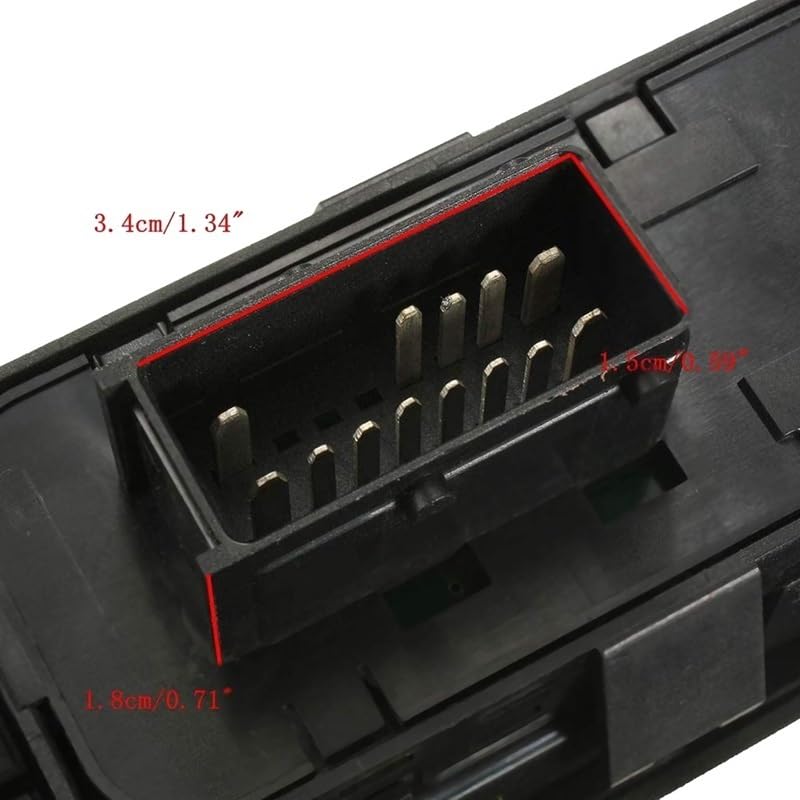 Vitre Peugeot 207 bloquée ? Kit interrupteur de commande de commande 6554QC avant - 6