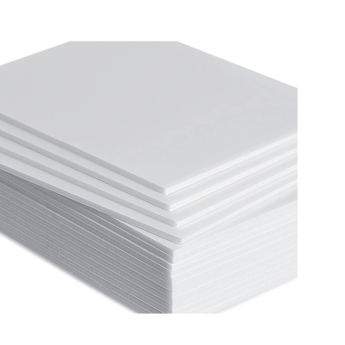 Lastre Multiuso 50x50 Cm in Polistirolo, Pannelli isolanti in Polistirolo Bianco ad Alta Densità (2,5 Cm, 25)